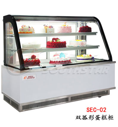 雙弧形蛋糕櫃SEC-02
